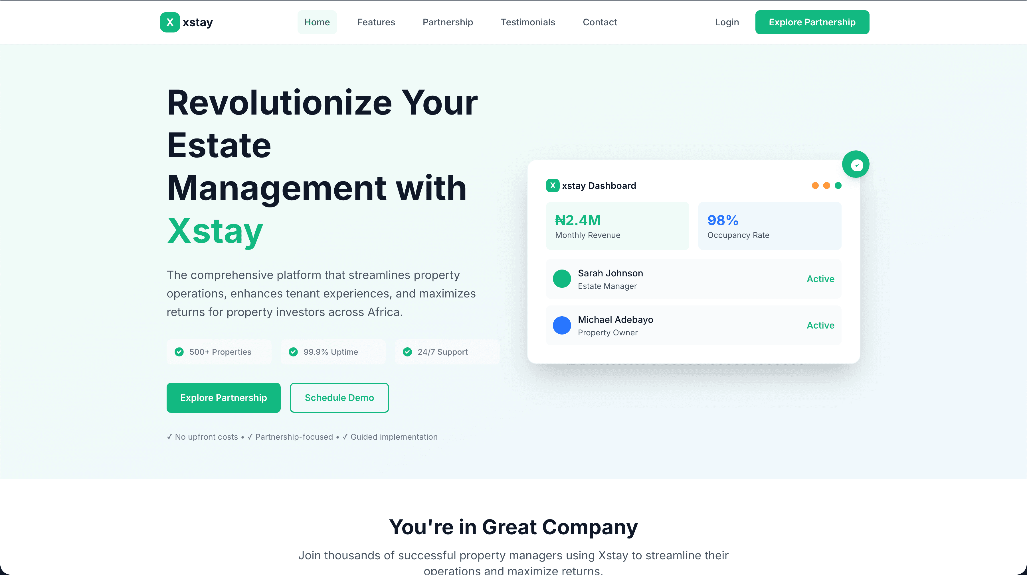 XStay Booking Platform